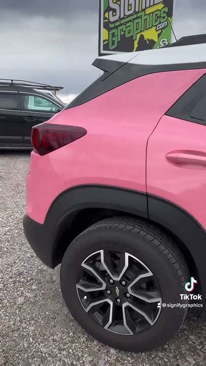 Pink Chevy Trailblazer Wrap Vehiclewrap Carwrap 3mwrap Pink Shorts