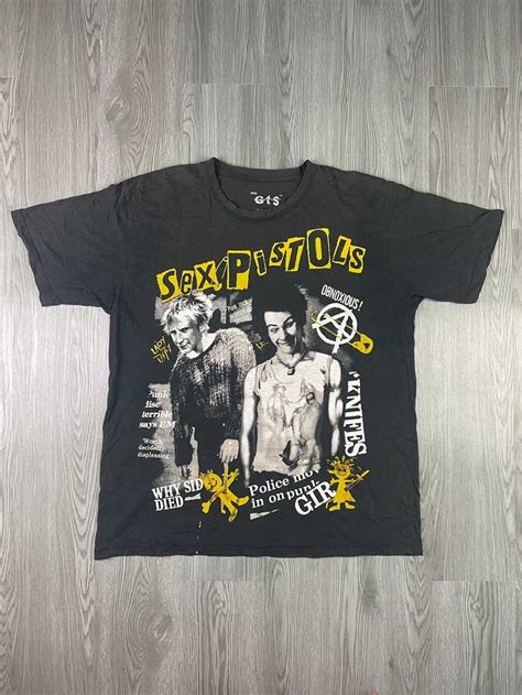 Seditionaries Sex Pistols Punk Rock Band Tee Gem