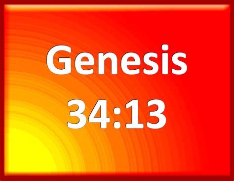 Genesis 34 13 And The Sons Of Jacob Answered Shechem And Hamor His