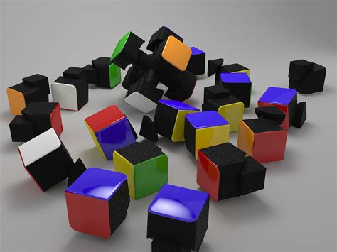 кубик Рубика 3D Модель $5 - .max - Free3D