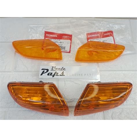 Front Winker Assy Winker Lens Genuine Amber Honda Wave Alpha Old 110