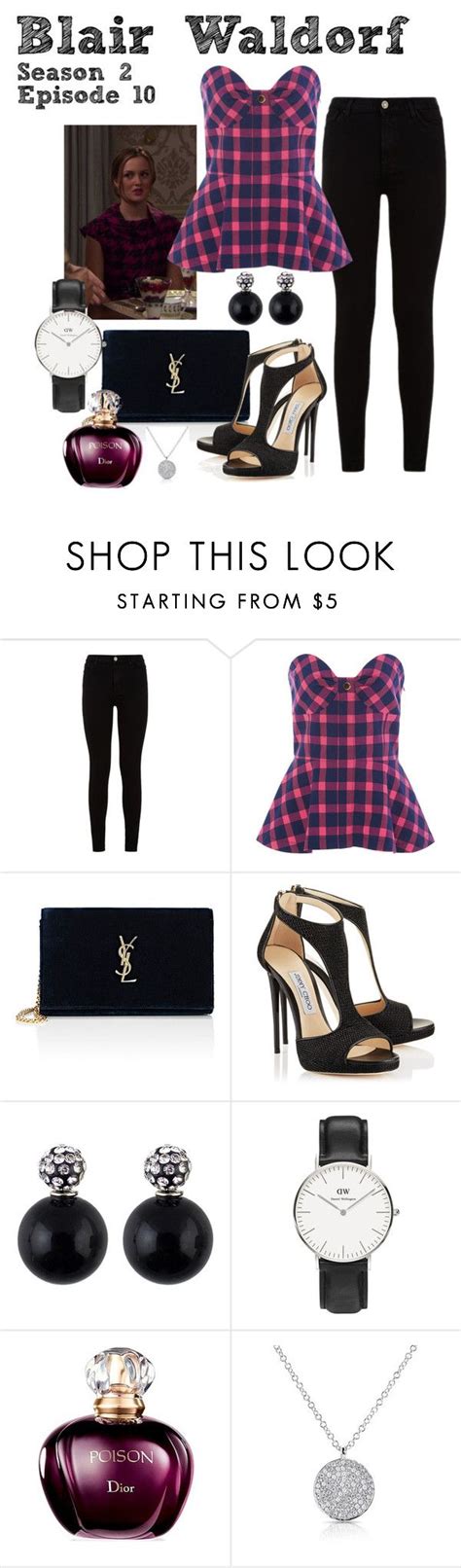 Elegant Blair Waldorf Outfit In Houndstooth Print