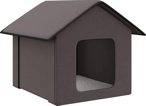 Pawhut Heated Cat Houses For Outdoor And Indoor Portable