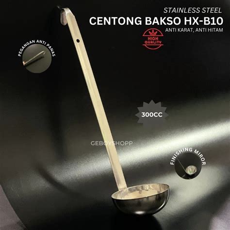 Jual Centong Panjang Sendok Sup Panjang Irus Bakso Stainless Steel