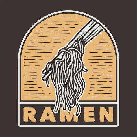 Premium Vector Vintage Slogan Typography Ramen For T Shirt Design