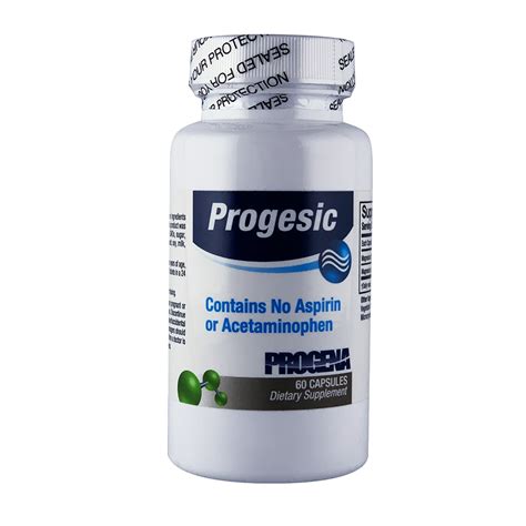 Progesic Capsules Magnesium Salicylate Supplement Progena