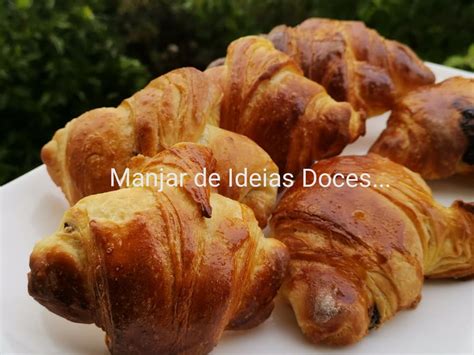 Manjar De Ideias Doces E N O S Croissants Simples E Chocolate