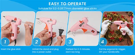 Mini Hot Glue Gun Set For Class Project Small Glue Gun Hot Melt Arts Craft Diy Glue Gun For
