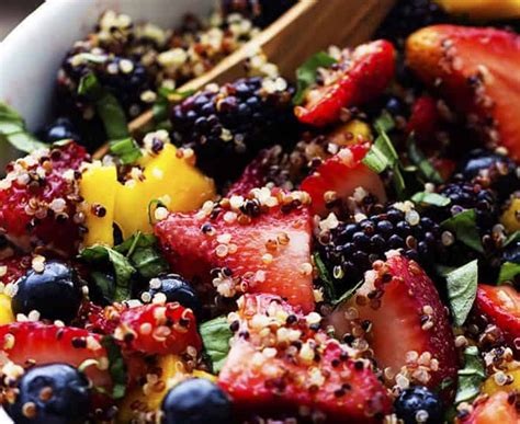 La Meilleure Recette De Salade De Fruits Et De Quinoa Au Miel