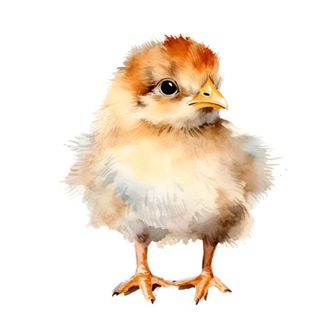 Baby Chick Chicken Watercolor Clipart 24282496 PNG