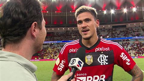 Vídeo Autor Do Terceiro Gol Do Flamengo Pedro Celebra Vitória E