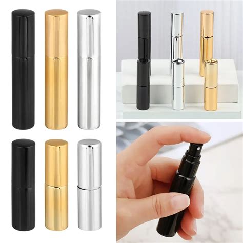 Ml Portable Uv Glass Refillable Perfume Bottle Empty With Leak Proof