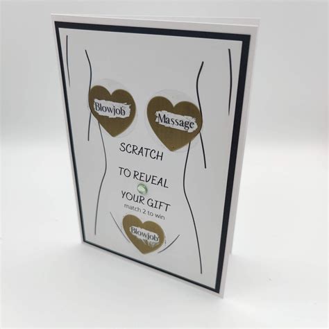 Custom Dirty Scratch Off Card For Him Dirty Birthday Card Naughty