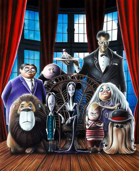 The Addams Family Artwork Prints - Etsy