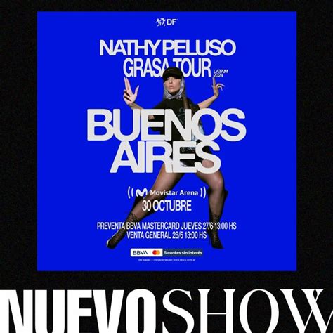 Nathy Peluso presentará su disco Grasa en Buenos Aires cuándo salen