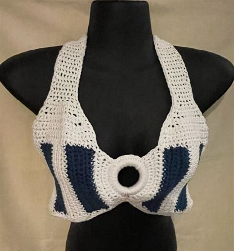 Navy Blue Bra Bikini Top Pink Bra Bikini Top Blue Bra Bikini Striped Bra Bikini Top White Bra