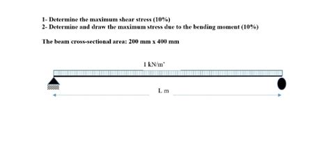 Solved 1- Determine the maximum shear stress (10%) 2- | Chegg.com