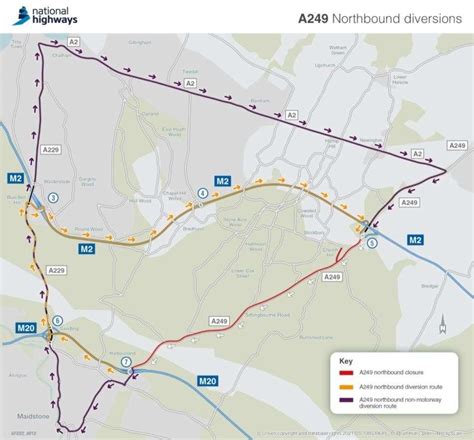 A249 Closed Between Maidstone And Sittingbourne For Stockbury