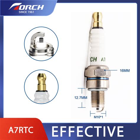 TORCH A7RTC Spark Plug Replace For NGK CR7HSA 4629 C7HSA For Denso 4008