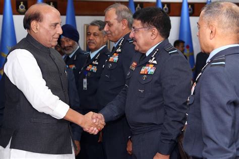 Defence Minister Rajnath Singh Inaugurates Air Force Commanders