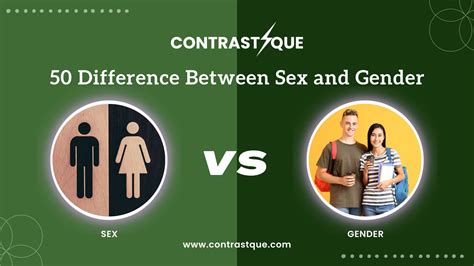 Difference Between Sex And Gender