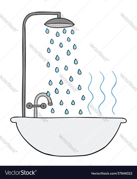cartoon bath  shower cartoon bathroom elements bathtub sink