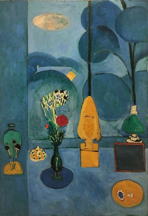 1913 Henri Matisse The Blue Window R M Lenox Flickr