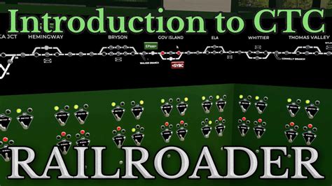 Introduction To Ctc In Railroader Youtube