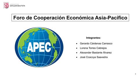 Foro De Cooperación Económica Asia Pacífico Ppt