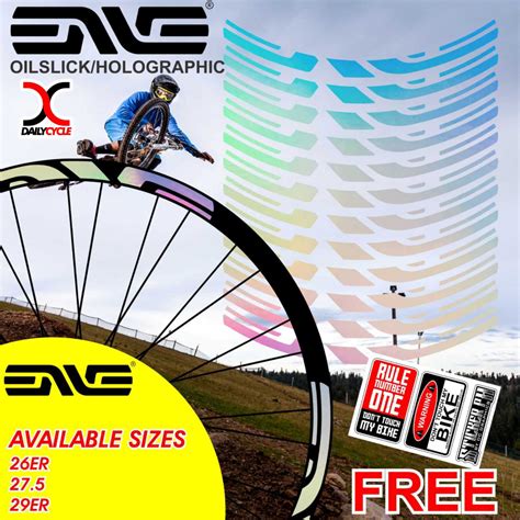 Enve Oil Slick Rim Sticker For Mtb Er Er Shopee Philippines