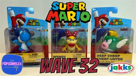 Super Mario Jakks Pacific 2 5 Wendy Koopa Blue Running Yoshi Deep