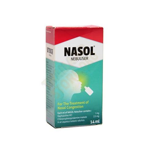 Спрей от насморка Nasol 14 мл купить в Москве