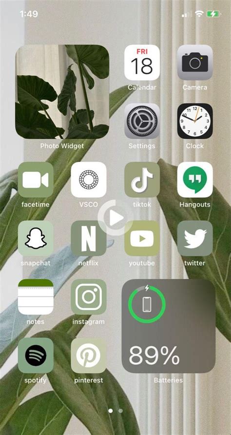 Sage Green Aesthetic Ios 14 Home Screen Ezildaricci