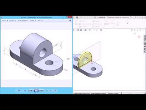 SolidWorks 004 Introducción al uso de planos YouTube