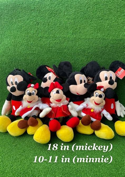 7pieces Set Mickey And Minnie Mouse From Mickey Mouses Clubhouse