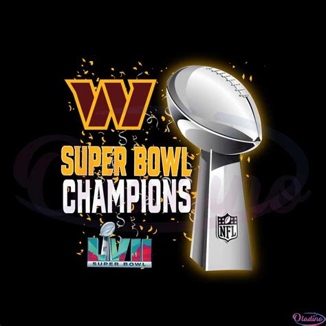 Washington Commanders Super Bowl Lvii 2023 Champions Png