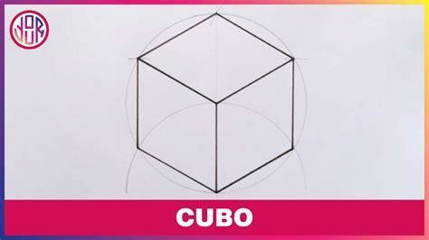 C Mo Dibujar Un Cubo Geometrico Paso A Paso Muy F Cil Dibuja F Cil