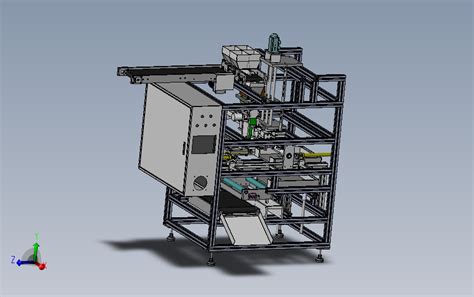 非标自动包装机 食品包装礼品包装设备3d模型图纸 Solidworks设计solidworks 2012模型图纸下载 懒石网