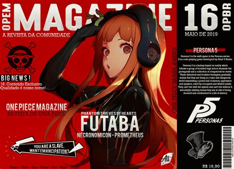 Anime Persona 5 Futaba Tpl Amino Capa Edição Opbr Otanix