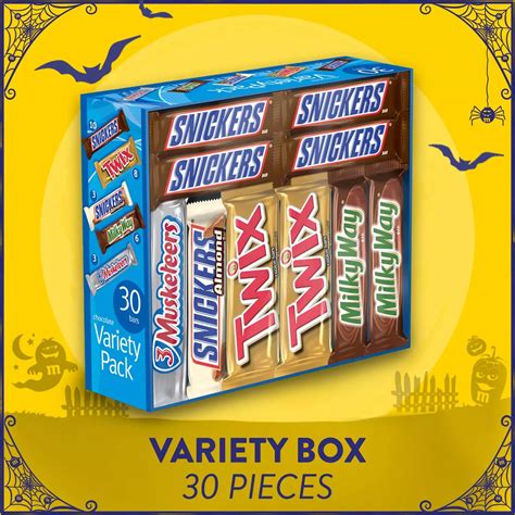 Buy Ready Set Gourmet candy bars - Snickers, Twix, Milky Way and More Full Size Bulk Halloween ...