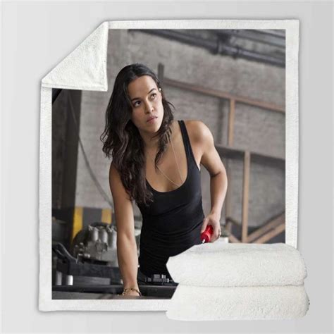 Fast & Furious 6 Movie Letty Ortiz Sherpa Fleece Blanket