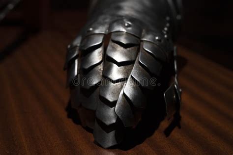 Medieval Ancient Iron Glove Stock Image - Image of defense, armor ...