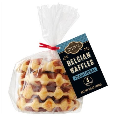 Private Selection™ Belgium Vanilla Waffles 4 Ct 98 Oz Kroger