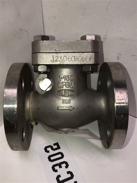 Aloyco 316 Stainless Steel 1 Flanged Swing Check Valve Crane Chemical Ebay