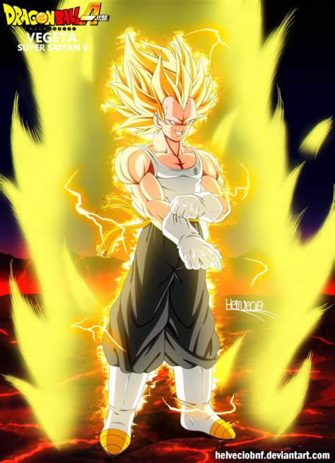 Vegeta Super Saiyan V Dba By Helveciobnf On Deviantart