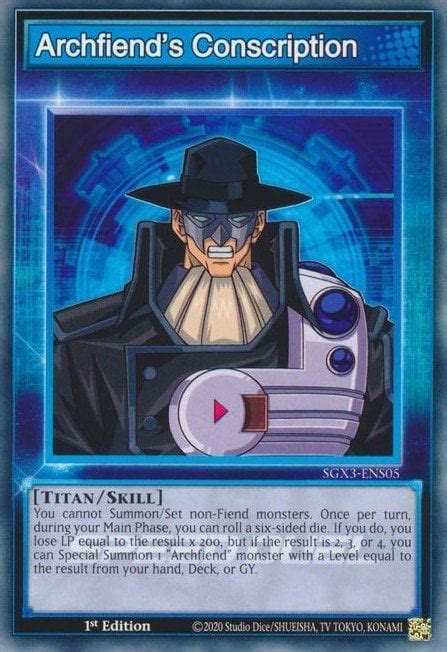 Archfiend S Conscription Yu Gi Oh Card Database Ygoprodeck