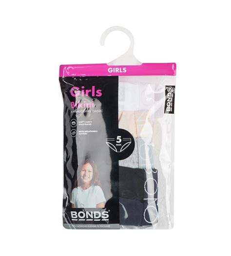 Bonds Girls Bikini 5 Pack BRAS CO NZ