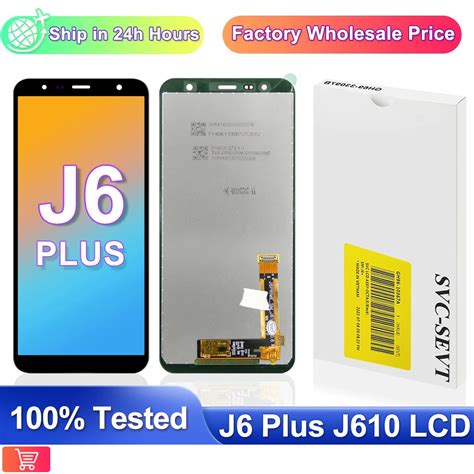 Amoled LCD 6 0 Untuk Samsung Galaxy J6 J610 SM J610F J610FN Tampilan