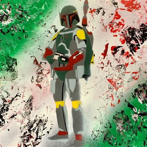 Boba Fett Art Etsy