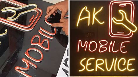 Acrylic Yellow Outdoor Neon Led Sign Boards At Rs Sq Ft In Bhopal